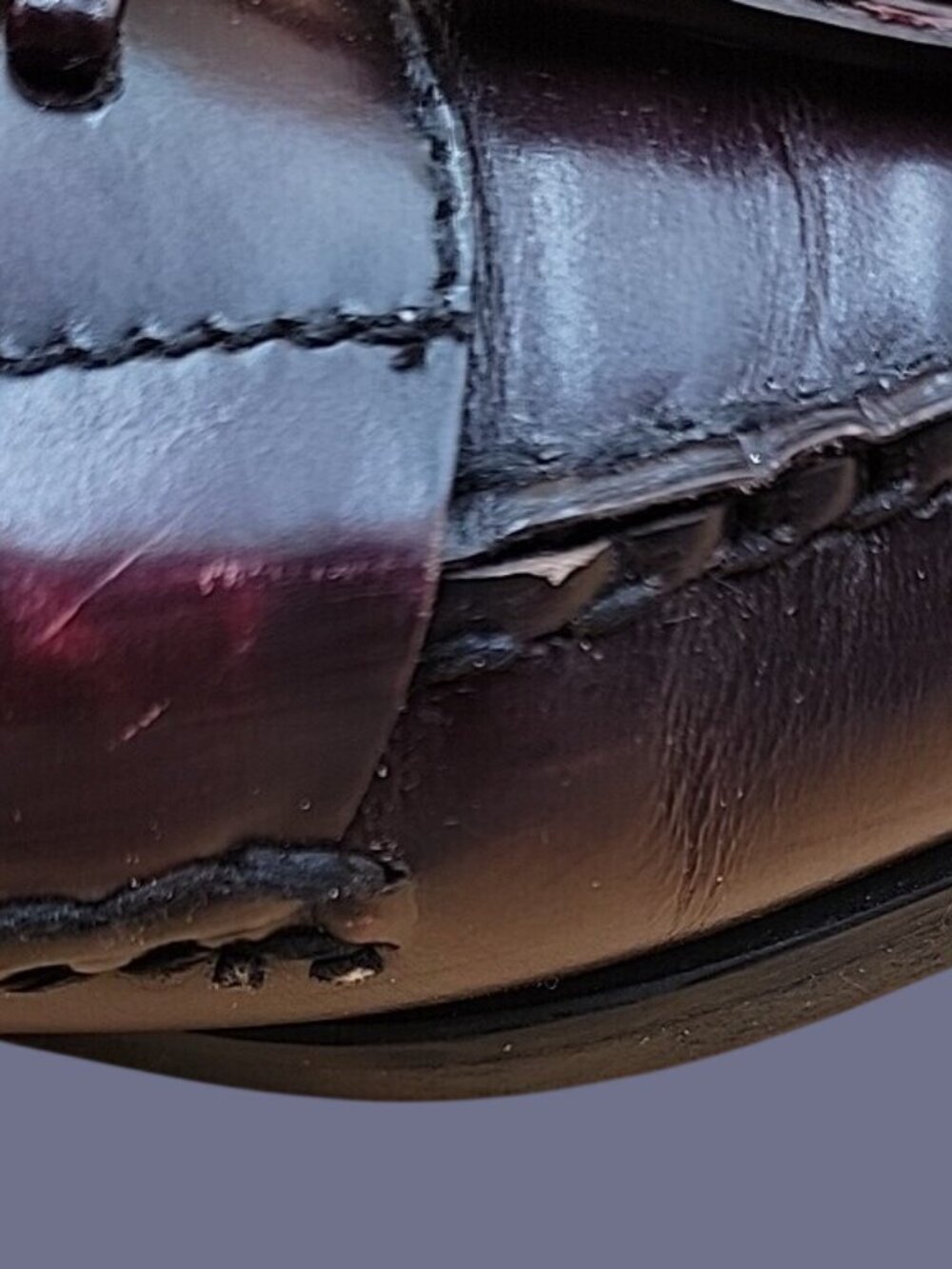 Cole-Haan Men’s Burgundy Tassel Polished Leather Loafers Dress Shoes Slip On SZ8 - Picture 12 of 12